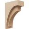 Ekena Millwork 4"W x 8"D x 12"H Classic Rivera Rough Cedar Woodgrain TimberThane Corbel, Primed Tan CORUR04X08X12RIVRCPR - alternate 1